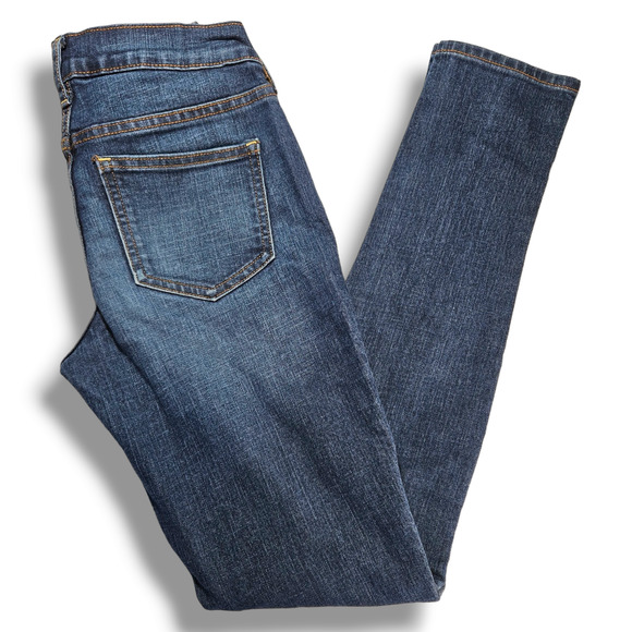 EUC Old Navy Original Skinny Jeans Sz. 0 Regular Dark Wash Denim - Picture 1 of 11